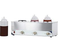 Casselin CCS3 Sauce Heater 3, 18/10 Steel