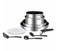 Batería Cocina Acero Inoxidable Tefal Ingenio 10 Unidades Inducción Pot Pan Pot