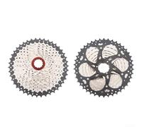 Cassette 11V 32T Aluminio Ligero MTB Carretera | para acero cromo-molibdeno, 28T dentado para preciso, cambios suaves, ideal carretera, para resistencia alta(F)