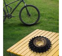 Cassette 3 Velocidades 18-21-24T para Bici Ruta | para acero para resistencia, antioxidante, no deformable, ideal y ruta, 18-21-24T