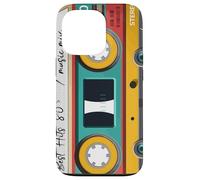 Cassette Audio Música Retro año 1980-80s Mezcla Best of Carcasa para iPhone 13 Pro