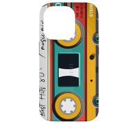 Cassette Audio Música Retro año 1980-80s Mezcla Best of Carcasa para iPhone 14 Pro