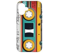 Cassette Audio Música Retro año 1980 - 80s mezcla best of Carcasa para iPhone 16