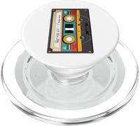 Cassette Audio Música Retro año 1980-80s Mezcla Best of PopSockets PopGrip para MagSafe