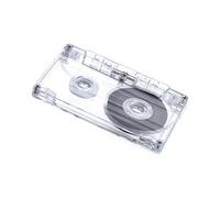Cassette de sonido transparente de 45 min/60 min/90 min. Opción de sonido visual captura la textura para estudio de música, cinta de casete para conferencias