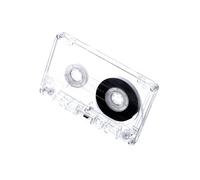 Cassette de sonido transparente de 45 min/60 min/90 min. Opción de sonido visual captura la textura para estudio de música, cinta de casete para conferencias