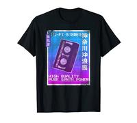 Cassette Japonés Ad 90s Retro Mixtape Vaporwave Estética Camiseta