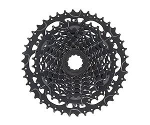 Cassette, MicroShift Acolyte, for 8s, Clutch, 12-42T, 12-15-18-21-24-28-34-42, ED Black, Steel, Am-Packing