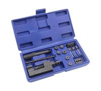 Cassette para Bicicleta Cassettes y piñones Herramienta remachadora para romper cadenas de motocicleta, cortador de 6 pines, remachadora, mango de prensa para bicicletas 415/420/428/520/525/530/630