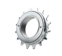 Cassette para Bicicleta Compatible con Accesorios de Engranajes de Rueda Libre de Bicicleta BMX de 1 Velocidad, 16T, 18T, 20T, 22T, 24T y 34 mm. Cassettes y piñones(1pc 16T Silver)