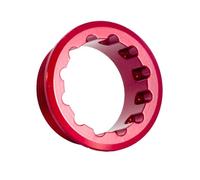 Cassette para Bicicleta Rueda Libre de Bicicleta Grip, Cubierta de Aluminio mecanizado por CNC, Compatible con Cassettes Shimano M6100, M7100 y M8100 de 12 velocidades. Cassettes y piñones(Red)