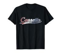 Cassette Red White and Blue Patriotic Throwback USA Camiseta