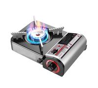 Cassette Stove Camping - Hornillo De Butano De 2900 W, Hornillo De Camping G-as Butano Portatil, Regulación De La Llama De Varios Niveles,Encendido Automático Para Cocinar Al Aire Libre Y Uso Enviajes