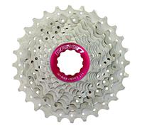 CASSETTE SUNRACE ALUMINIO METAL ROJO 10V.(11-28)