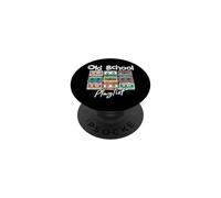 Cassette Tape Music 80s Old School Playlist Vintage Eighties PopSockets PopGrip Adhesivo