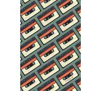 Cassette Tape Notebook: Funny Retro Mix Tape Lined Journal, The Perfect Novelty Nostalgic Music Gift for Anyone Who Loves Music - Green