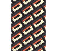 Cassette Tape Notebook: Funny Retro Mix Tape Lined Journal, The Perfect Novelty Nostalgic Music Gift for Anyone Who Loves Music - Multi Black