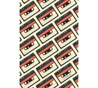 Cassette Tape Notebook: Funny Retro Mix Tape Lined Journal, The Perfect Novelty Nostalgic Music Gift for Anyone Who Loves Music - Multi Cream