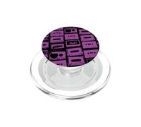 Cassette Tapes Mixtapes 1980s 1990s Música Púrpura Gráfico PopSockets PopGrip para MagSafe