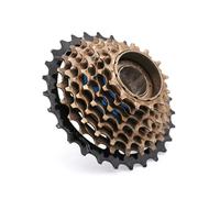 Cassettes y piñones Cassette de Bicicleta de Carretera MTB de 6/7/8 velocidades con Rueda Libre y Tornillo de 13/14-28 Dientes para Shimano. Cubierta Bloqueo piñón Libre(8 Speed Position)