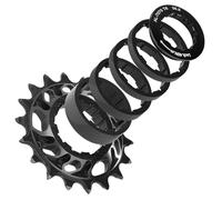 Cassettes y piñones Kit de conversión de volante de inercia de una sola velocidad,piñón de bicicleta de montaña para cadena de rueda libre, aleación de aluminio 7075 Cassettes Y PiñOnes para Cassette(