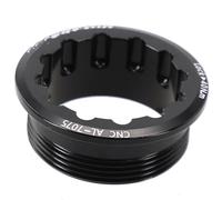 Cassettes Y PiñOnes para Cassette Cassette para Bi Compatible Con SHIMANO M6100/M7100/M8100, Perno De Fijación De Anillo De Cassette, Cubierta Bloqueo Rueda Libre 12 Velocidades Para Bicicleta(Black)