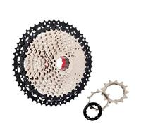 Cassettes Y PiñOnes para Cassette Compatible con casete de bicicleta SUNSHINE, piñón de velocidad MTB, estructura HG, rueda libre, compatible con SHIMANO, compatible con SRAM cubierta bloqueo piñón li
