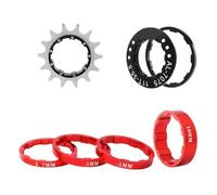 Cassettes Y PiñOnes para Cassette cubierta bloqueo Rueda libre de bicicleta de montaña K8GE, volante de inercia de una sola velocidad, bicicletas de acero, casetes, ruedas dentadas, ruedas libres(14T)