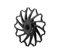 Cassettes y piñones Rueda de Cambio Trasera MTB CNC con polea, rodamiento cerámico 11T 13T, Ligera, para Bicicleta de Carretera Cubierta Bloqueo piñón Libre(13T Black)