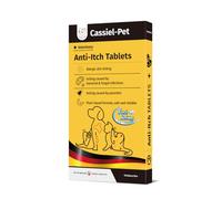 Cassiel pet Masticables para aliviar la alergia a los perros, alivio de la picazón del perro, alivia erupciones, cura heridas, alivia la inflamación, trata mordeduras, arañazos, cuidado de heridas de