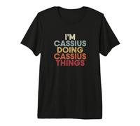 Cassius Name Cassius Personalized Name First Given Camiseta Premium