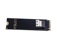 casstaly - Adaptador M.2 NVMe a Slimline SAS SFF-8654 NGFF M.2 M Key a Tarjeta Adaptador SFF 8654 Convertidor SFF-8654 para placa base