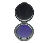 casstaly Almohadilla de Tinta para Dactilares, Sin Lavado, de Secado Rápido, Portátil, de Secado Rápido, Azul