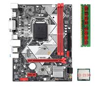 casstaly B75-H I3-2130 CPU + 1X8G DDR3 1600MHz RAM LGA 1155 USB 3.0 SATA 3.0 Kit de placa base de escritorio