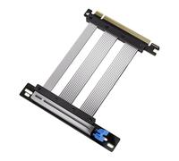 casstaly - Cable Riser para tarjeta gráfica PCIE X16 5.0, extensión PCI-E X16 5.0 para tarjeta gráfica, alargador PCI Riser blindado para ATX/ITX de 180 grados
