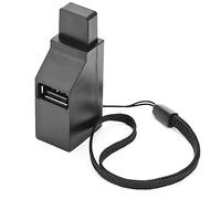 casstaly Hub divisor portátil multiinterfaz USB 3.0 de alta velocidad, color negro