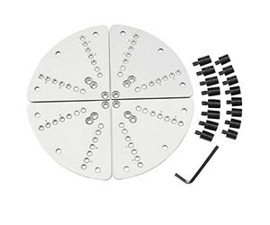 casstaly - Kit de mandíbulas de mandíbulas de torre de 8 pulgadas para portabrocas de torre de madera y portabrocas de desplazamiento de mandíbulas planas con kit de sello para portabrocas de torre de