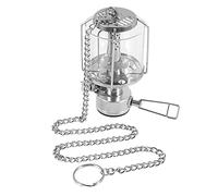 casstaly Mini linterna de camping con luz de gas portátil para tienda de campaña, lámpara de cristal butano 80LUX Light BL