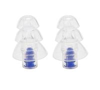 casstaly Tapones de silicona de 27 dB con filtro de músico, reducción de ruido, protección auditiva, reutilizable, cuidado del sueño para DJ (azul)