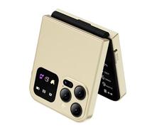 casstaly Teléfono Plegable A50 Pro con Doble Tarjeta SIM, gsm, Grabación Automática de Llamadas, Pantalla de 2,4 Pulgadas, Teléfono Móvil Plegable Tipo C, Dorado