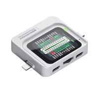 casstaly TNS360 - Detector de enchufe móvil para teléfono móvil 30 V ~ 5 A, escáner automático para iOS TEYE-C