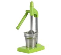 Cast Iron Juicer Hand Press, Efficient Cast Iron Manual Juicer, Stainless Steel Manual Juicers Hand Press, With Non-skid Cup Baseeffort Saving Lever, Home And Kitchen Essentials (Green)