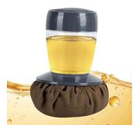 Cast Iron Scrubber | Non-Scratch Scrubbing Brush with Oil Distributor | Cast Iron Skillet Scrubber | for Restaurant Barbecue Outdoor Grill Kitchen Baking BBQ Cookware Oven Stove Home