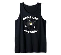 Cast Iron Skillet Funny Dont Use Any Soap Retro Pan Camiseta sin Mangas