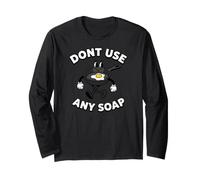 Cast Iron Skillet Funny Dont Use Any Soap Retro Pan Manga Larga