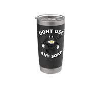 Cast Iron Skillet Funny Dont Use Any Soap Retro Pan Vaso térmico de acero inoxidable de doble pared