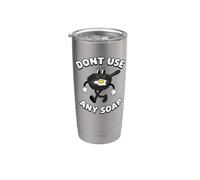Cast Iron Skillet Funny Dont Use Any Soap Retro Pan Vaso térmico de acero inoxidable de doble pared
