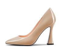 Castamere Mujer Aguja Alto High Heel Puntiaguada Punta Slip-on Pumps Sexy Dress Clásico 10 CM Heels Beige 43 EU