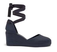 Castañer · Alpargata CAREEN/6/274 en Goma eva sostenible con Cierre de Cintas y cuña de 7cm - Mujer Color: Azul Oscuro Talla: 40