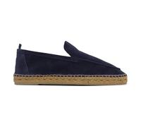Castañer · Alpargata Plana de Hombre Nino T/186 Estilo mocasín en Serraje - Hombre Color: Azul Oscuro Talla: 40